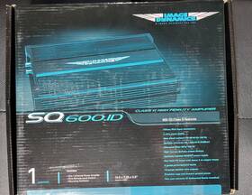 Sq600.1d Image Dynamics Car Monoblock 600w Rms Subwoofers Speakers Amplifier New