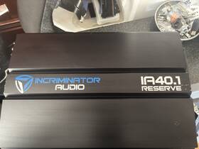 Incriminator Audio Ia40.1 Monoblock 4800w Rms Subwoofers Bass Class D Amplifier