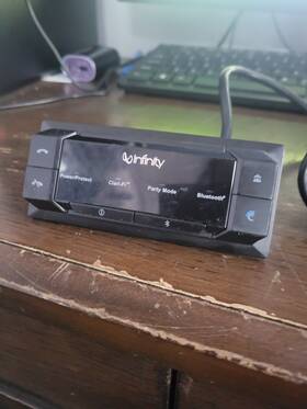 K2-k5 Infinity Kappa K2 Clari-fi Cars System Amplifier Remote Unit Control Panel Used