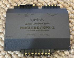 Kpx-2 Infinity Old School Car Audio Nucleus Passive Crossover With Rare Fc-1 Fader