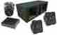 Kickerumap410 Ix1000.1 Hsq210v Sub Box Kicker Car Audio Amplifier Dual 10 Vented Subwoofer Pair S10l7