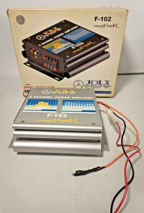 F-102 Jdlx Jdxl- Model F102 2 Channel Power Amplifier With Box
