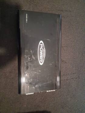 900.1 Jensen 043258304889 Jenson Power Amplifier Amp 1 Channel Tested Works No Remote