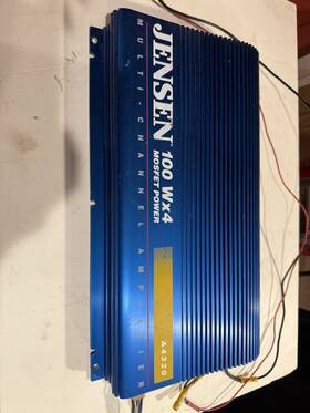 124663 Jensen Old School A 432 Bbe Multi Channel Amplifier