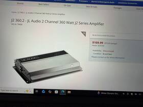 360.2 Jl Audio 360/4 J2 Two Channel 360 Watt And Jx 4 70 Watts
