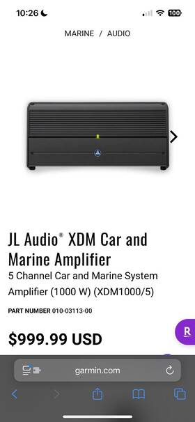 Xdm1000 Jl Audio Xdm1000/5 Car Amp 5 Channel 1000 Watts