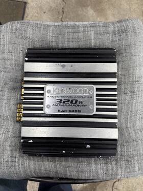 Kac-649s Kenwood 10702291 4/3/2 Channel Amp320w Max Power.