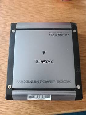 Kac-d3104 Kenwood Class D 4-channel Amplifier