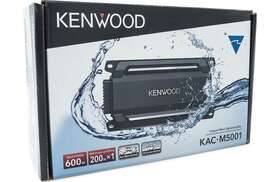 Kac-m5001 Kenwood Compact Mono Marine Subwoofer Amplifier 300 Watts Rms X 1 A