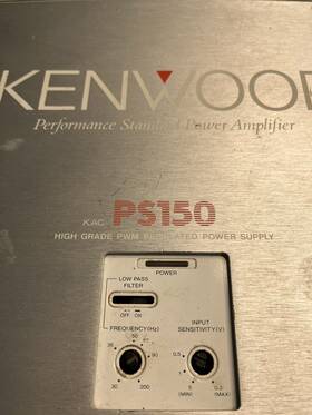Kac-ps150 Kenwood Performance Standard Power Amplifier - Not Tested