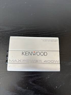 Kac-m1814bt Kenwood Kacm1814bt 45w Compact 4 Channel Digital Amplifier