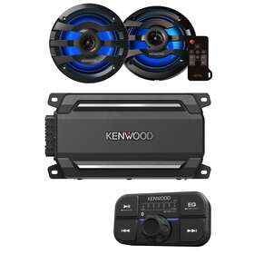 Kenwoodbdl230221-28 Kenwood Kac-m5024bt 4 Channel Bluetooth Compact Amplifier With 1 Pair Of Kfc