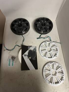 41bkm614 Kicker 6.5 Inch 195 Watt Peak Power 4 Ohm Coaxial Speakers - Pair B