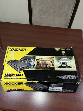 46cxa6605t Kicker 1320w Max 660w Rms 5 Channel Amplifier