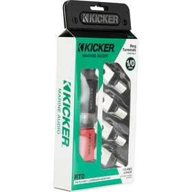 47rt0 Kicker Nickel Plated 1/0awg 5/16ft Ring Terminal 4 Pack