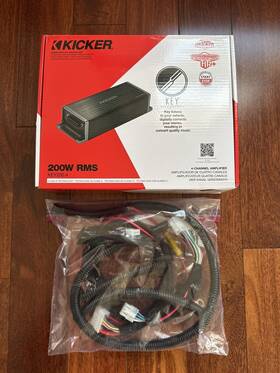 Key200.4 Kicker Key200 Amp With Toyota 2018 And Up Plugnplaykits.com Harness Non-jbl