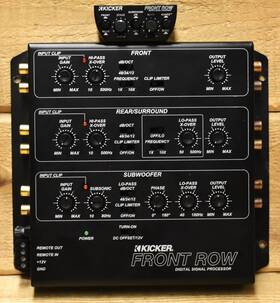 Zxdsp1 Kicker Zxdxp1 Front Row Digital Signal Processor With Bass Knob Missing Cord