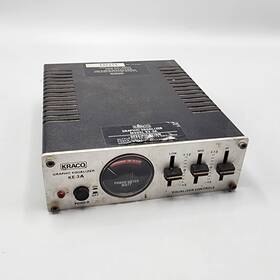 Ke-3a Kraco Vintage Graphic Equalizer With Round Power Watt Meter Untested As-is