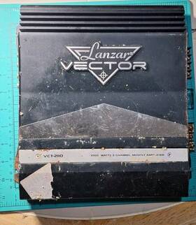 Vct-1200 Lanzar Vector Amp Used/untested