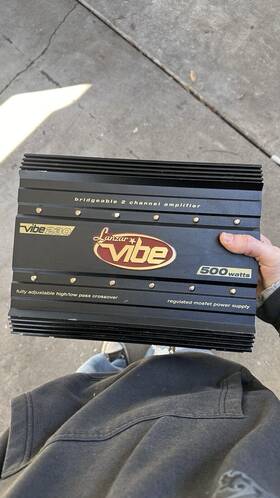 Vibe-230 Lanzar Vibe 500 Watt 2 Channel Amp Mosfet