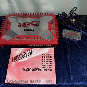 La870 Legacy Red Series Ll 4-channel Car Amplifier With Bass Boost