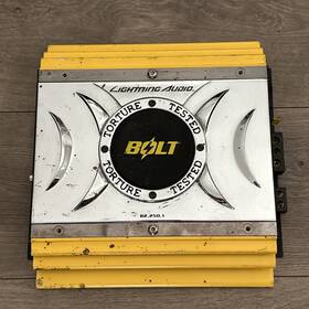 B2.250.1 Lightning Audio Amp Bolt Car Amplifier Works Tested