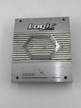 Adx-280 Logic Soundlab 320w 4 Channel Power Amplifier