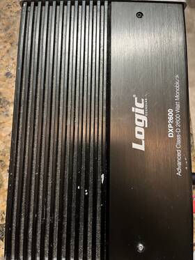 Dxp2600 Logic Soundlab Car Audio Amplifier Monoblock Class D Max 2600w Mosfet Power Amp