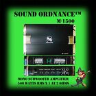 M-1500 Sound Ordenance Ordnance Mono Subwoofer Amplifier