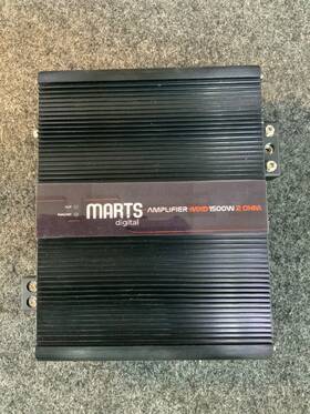 Mxd-1500-2 Marts Digital Mxd 1500 2 Ohm Monoblock 1500w Class-d Full Range Car Amplifier
