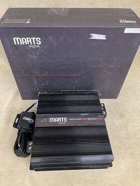 Mxd2000w Marts Digital Mxd2000 Mono 2000w Rms Amplifier - Brazil 2 Ohms Refurbished Amp
