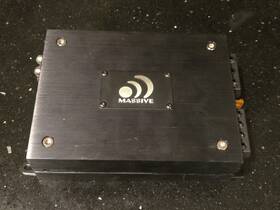 9051395 Massive Audio Nx2 Nano Block 120w X 2 Amplifier Full Range Advanced Sq