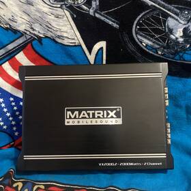 Matrix Mobilesound 696859263989 Vx2000.2 2000 Watts 2-channel Class D Amplifier Tested Clean