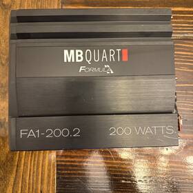 Mb Quart Fa1-200.2 Formula 200 Watt Amplifier 2 Channel Car Audio