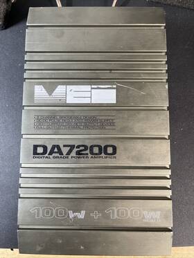 Da7200 Mei High Definition 2 Channel Bridgeable Power Amplifier Read Description