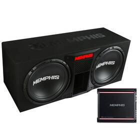 Srxe12dp-ug Memphis Audio Srxe12dp Dual 12 Inch Srx Vented Bass Package With Srx600.1v Amplifier -