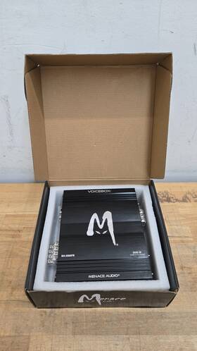M4-3000fr Menace Audio 3000 Watt Full Range Class D 4 Channel 1 Ohm Stable