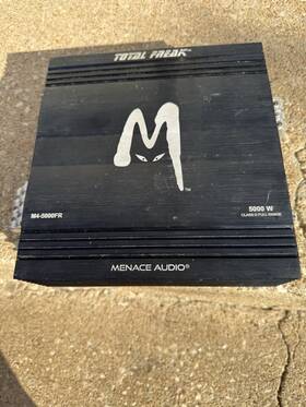 M4-5000fr Menace M4-5000 Menace. M4-5000fr. Monoblock Car Amplifier