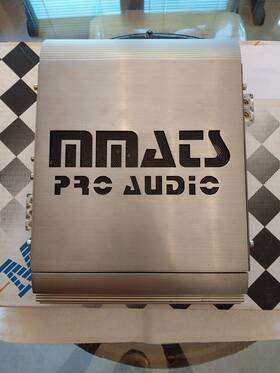 D1600.1 Mmats Rare Old School Monoblock Amplifier 1 Ohm Stable