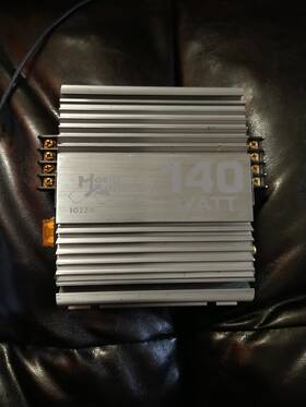 102zx Mobile Authority 140 Watts 2 Channel Amplifier Works