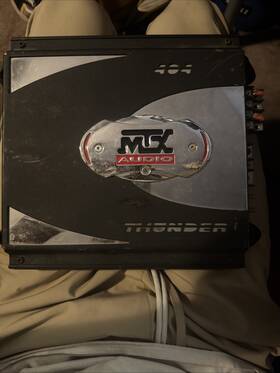 Thunder404 Mtx 015442240655 Thunder 404 4-channel Car Amp