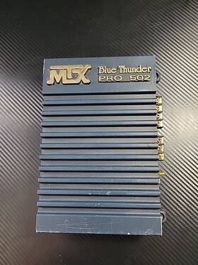 058ga0164 Mtx Blue Thunder Pro 502 Amplifier Old School Vintage Decent Condition