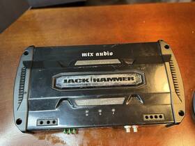 230e1b0252 Mtx Jackhammer Jh600 Mono Subwoofer Amplifier 600 Watts Rms X 1 At 2 Ohms