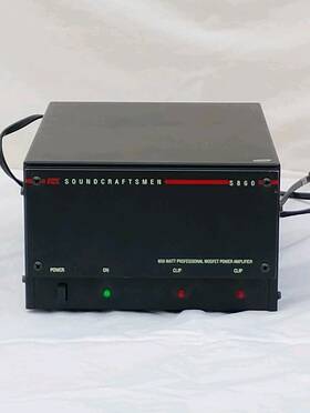 600w Mtx Soundcraftsmen S860 Professional Mosfet Power Amplifier - Usa Made