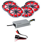 Mxabtac-mxa4.45-mxa69l Memphis Audio Led Speakers Marine Amplifier Bluetooth Device 728120510857