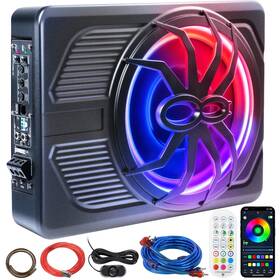 800w N A 795004383587 Audew Car Subwoofer Amplifier Ultra-slim 10-inch Large Diameter Stereo
