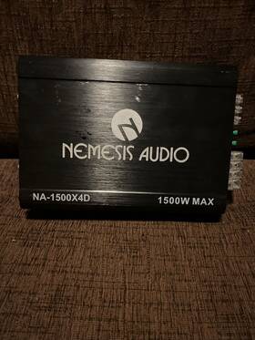 Na-1500x4d Nemesis Na1500x4d Audio 1500 W Max Power 4-channel Car Stereo Amplifier