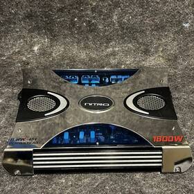 Bmx-484 Nitro 1600w 2-channel Bridgeable Car Amplifier Tested