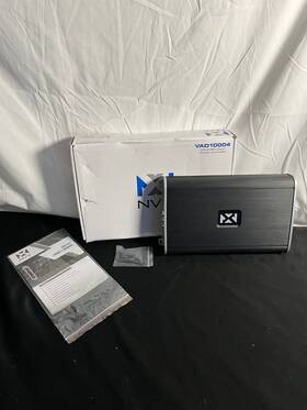 Vad10004 Nvx Black 1000watts Rms Full Range 4 Channel Class D Amplifier