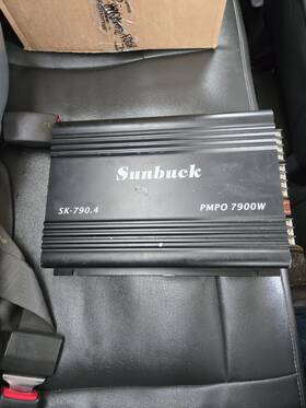 Dsiaus7550 Odeydo Sunbuck Sk-790.4 4-channel 12v Car Amplifier 7900w Class A/b Stereo Audio